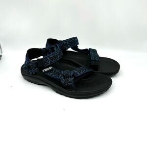 Teva Hurricane XLT Sport Adjustable Strap Blue and Black Hiking Sandal Size 2